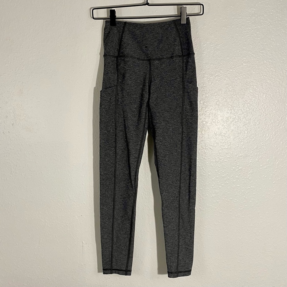 The North Face Dark Gray Heather Motivation Tights Leggings Women’s Size S